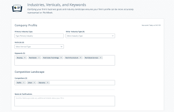 industries page