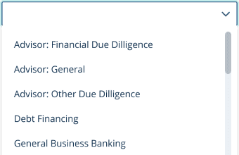 drop down list