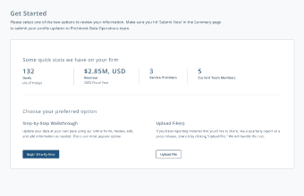 get started page